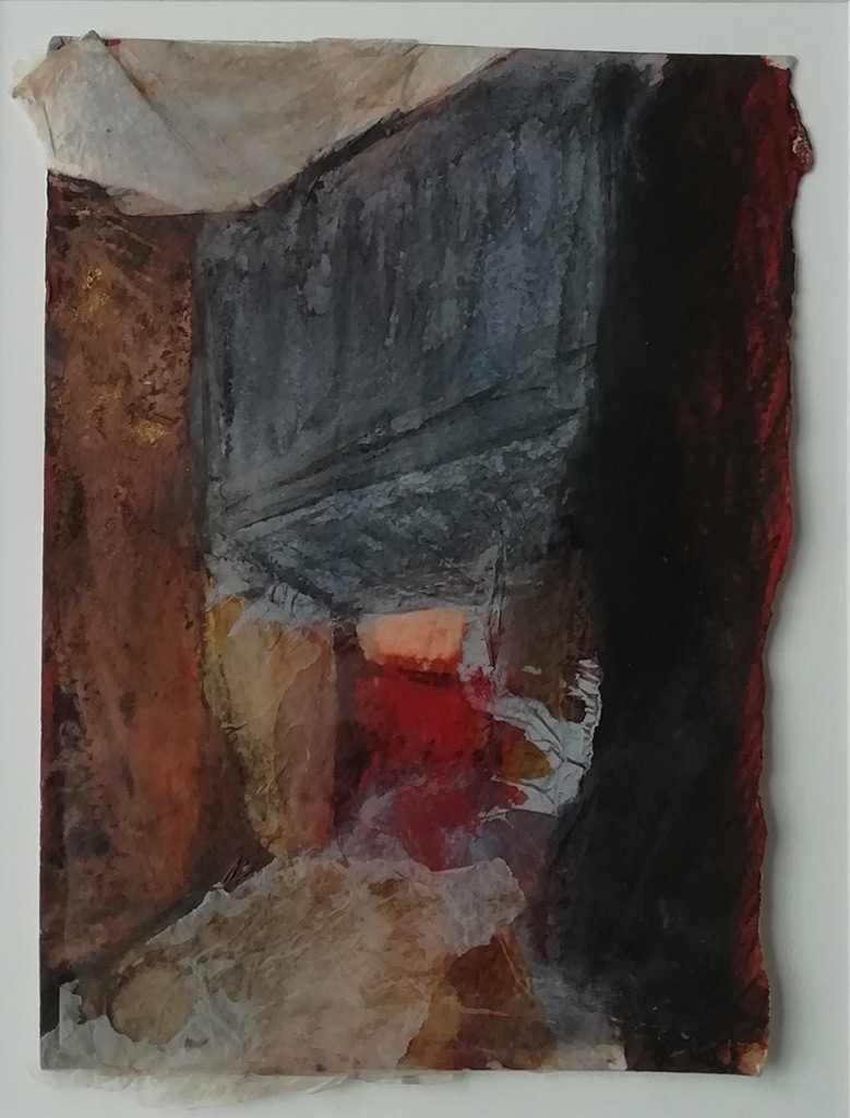 Florian Foerster - Behind Piccadilly, Temperance Street - ink, collage and pastel, size: 20x15cm £285