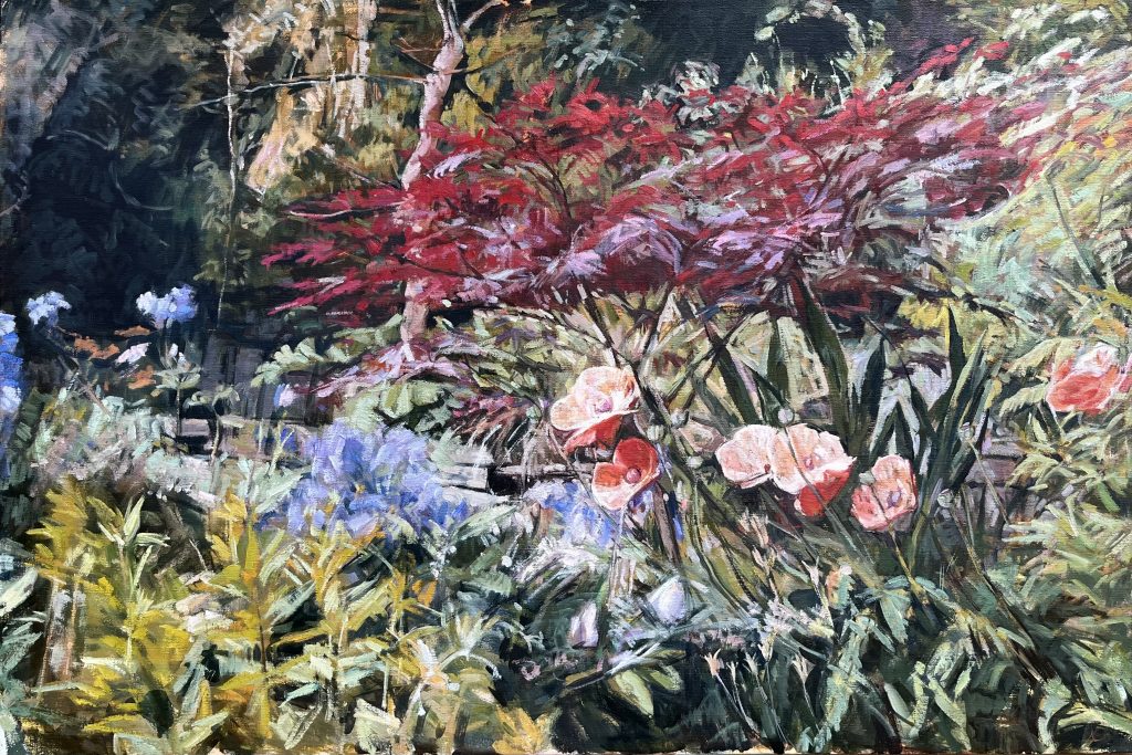 Janina Cebertowicz - Summer Painting June - 61×91.5cm, oil on canvas, £1,300