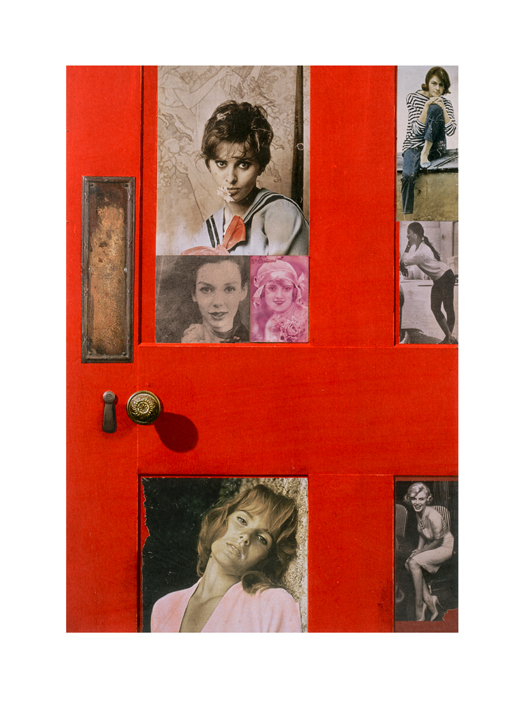 Girlie Door - signed, limited edition silkscreen print, 82×59.5cm £3,400